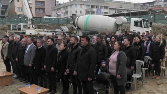 Buharkent Kapalı Pazar Yeri ve Katlı Otopark'ın temeli atıldı