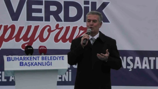 Buharkent Kapalı Pazar Yeri ve Katlı Otopark'ın temeli atıldı