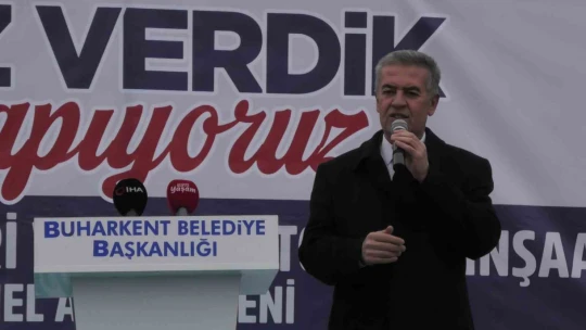 Buharkent Kapalı Pazar Yeri ve Katlı Otopark'ın temeli atıldı