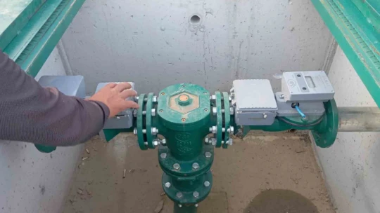 Buharkent'te 2 bin dönüm arazi modern sulamaya kavuştu