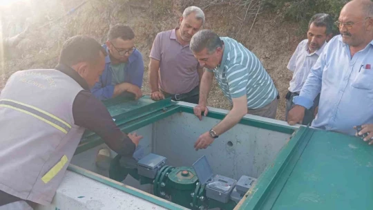 Buharkent'te 2 bin dönüm arazi modern sulamaya kavuştu