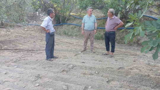 Buharkent'te 2 bin dönüm arazi modern sulamaya kavuştu