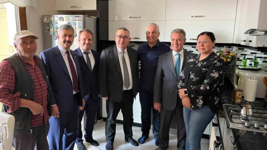 Buharkent'te doğalgaz dağıtımı başladı