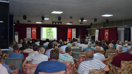 Buharkent'te İncir Siyah Sineği ve Hastalıkları Eğitim Toplantısı düzenlendi
