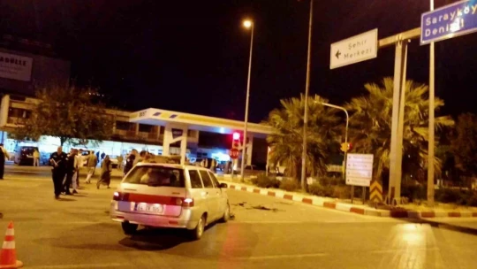 Buharkent'te korkutan kaza