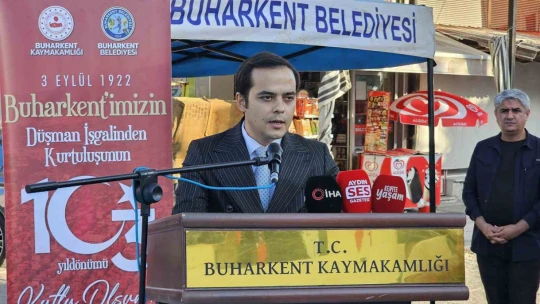 Buharkent'te kurtuluş günü kutlandı
