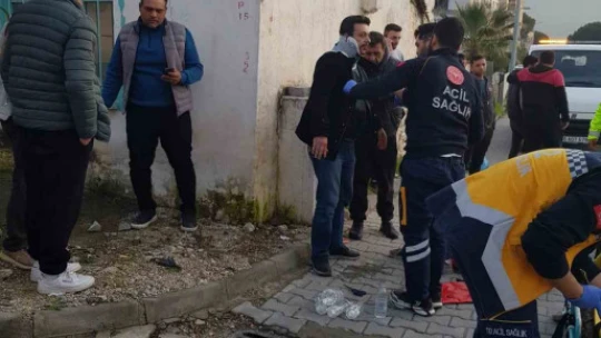Buharkent'te motosiklet kazası: 2 yaralı