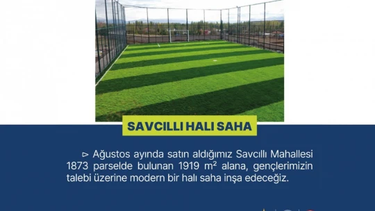 Buharkent'te spor yatırımları devam ediyor