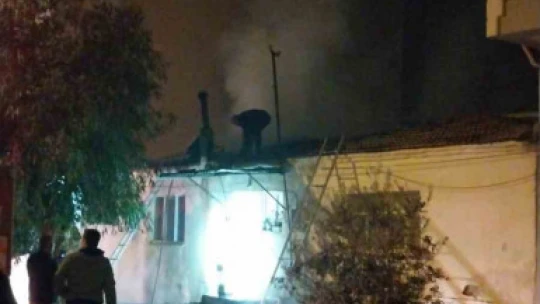 Buharkent'teki yangın korkuttu