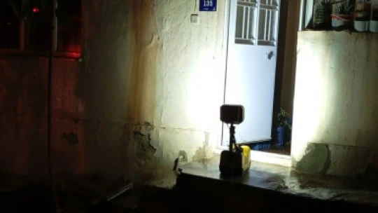 Buharkent'teki yangın korkuttu