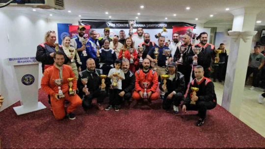 Buharkent tırmanma yarışları nefes kesti