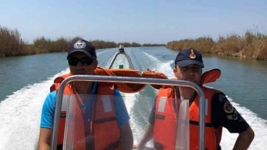 Büyük Menderes Nehri'nde su ürünleri denetimi yapıldı