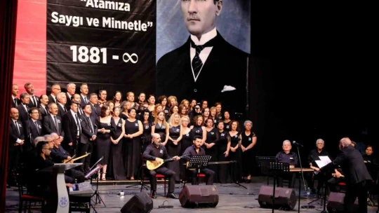 Büyükşehir, Atatürk'ü türkülerle andı