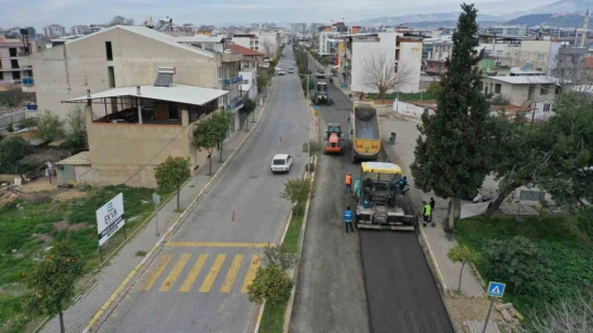 Büyükşehir Belediyesi, Mehmet Ali Tosun Bulvarı'nda çalışmalarına devam ediyor