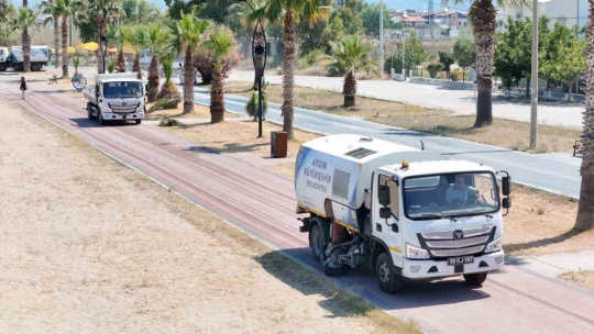 Büyükşehir Belediyesi'nden Davutlar ve Güzelçamlı'da kapsamlı çalışma