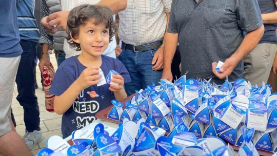 Büyükşehir Belediyesi vatandaşlarla bayramlaştı
