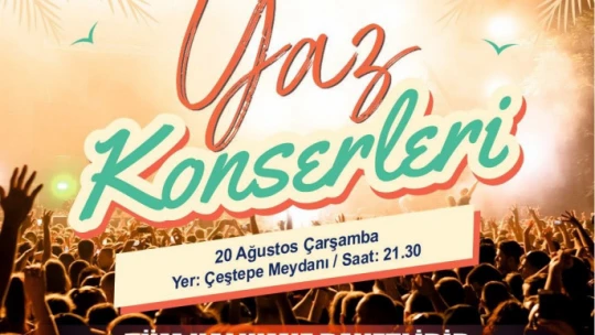 Büyükşehir'den Yaz Konserleri'ne davet