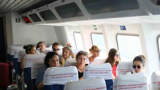 Büyükşehir'in Aydın-Muğla arası deniz otobüsü seferlerine yoğun ilgi