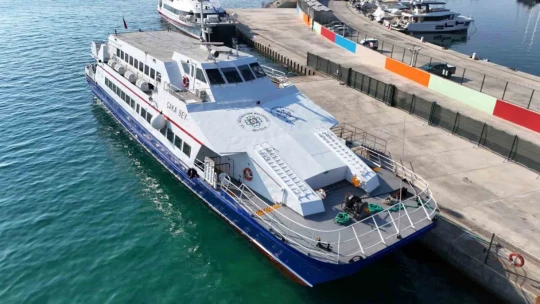 Büyükşehir'in Aydın-Muğla arası deniz otobüsü seferlerine yoğun ilgi
