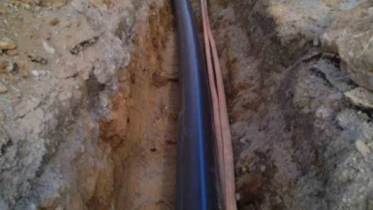Büyükşehir'in Kuşadası'ndaki altyapı çalışmaları hız kesmiyor