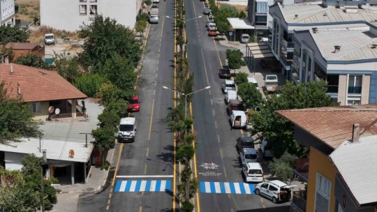 Büyükşehir Mehmet Ali Tosun Bulvarı'nı yeniledi