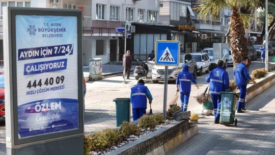 Büyükşehir, Nazilli'de çevre düzenleme çalışmalarına devam ediyor