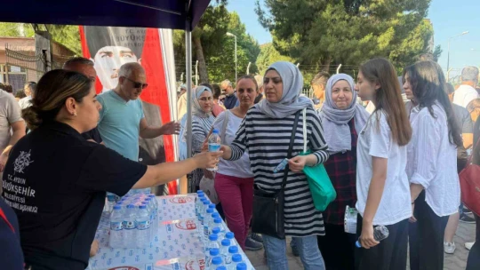 Büyükşehir, sınava giren öğrencileri unutmadı