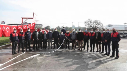 Büyükşehir'in yangın söndürme tankeri dağıtımı devam ediyor