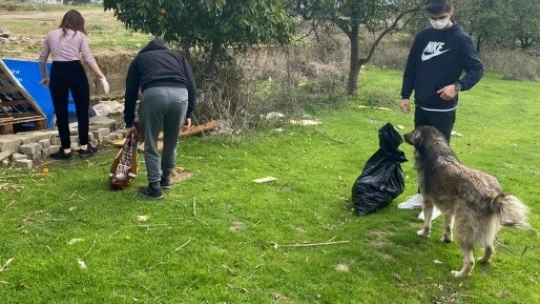 Can dostların besleme çalışmalarına engelliler de katıldı