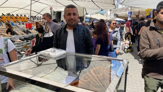 Çarşı ve sokaklarda bayram yoğunluğu
