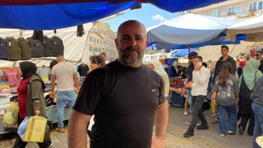 Çarşı ve sokaklarda bayram yoğunluğu