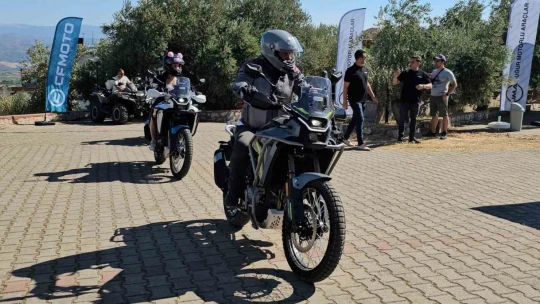 CFMOTO 450cc modellerini Sultanhisar'da tanıttı