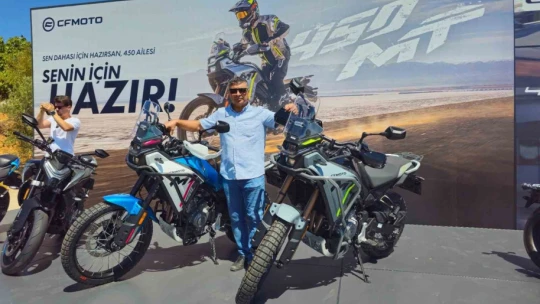 CFMOTO 450cc modellerini Sultanhisar'da tanıttı