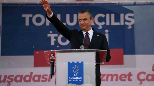 CHP Genel Başkanı Özel, Başkan Günel'in projelerini övdü