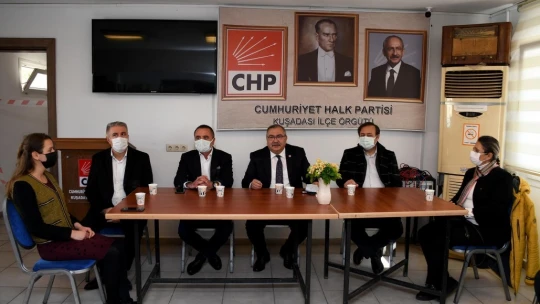 CHP'li Süleyman Bülbül, Kuşadası'nda meslek odalarını ziyaret etti
