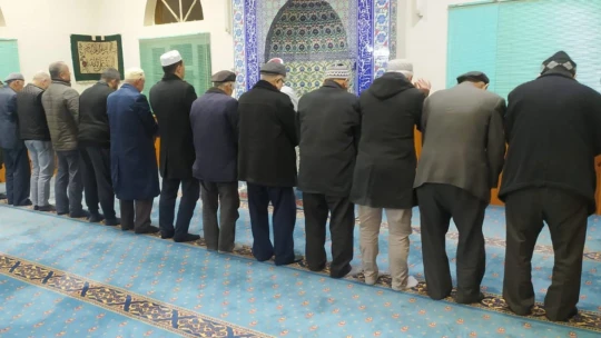 Çine cemaati sabah namazında buluştu