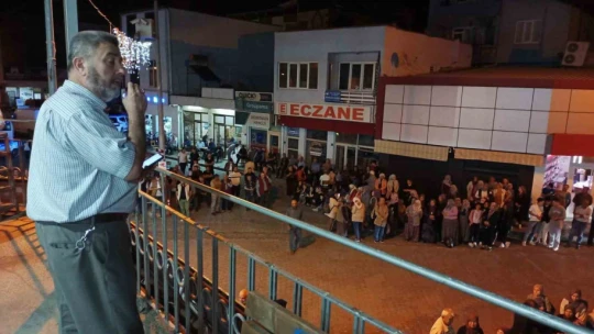Çine'de hac yolcuları dualarla uğurlandı