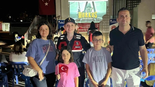 Çine'de jandarmadan aile temalı 30 Ağustos etkinliği