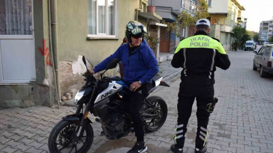 Çine'de motosiklet denetimleri arttı