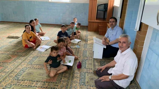 Çine'de öğrenciler yaz Kuran kurslarına devam ediyor
