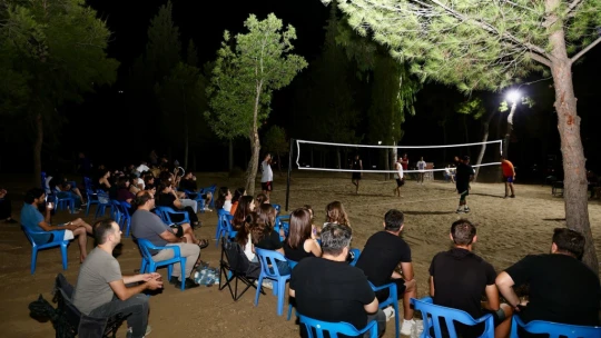 Çine'de sokak voleybolu turnuvası başladı