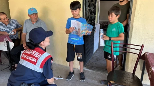 Çine'de vatandaşlara yangın riskleri anlatıldı