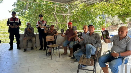 Çine'de vatandaşlara yangın riskleri anlatıldı