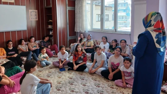 Çine'de Yaz Kur'an Kursu öğrencilerine farkındalık seminerleri veriliyor