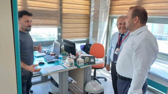 Çine Devlet Hastanesi'nde incelemelerde bulunuldu