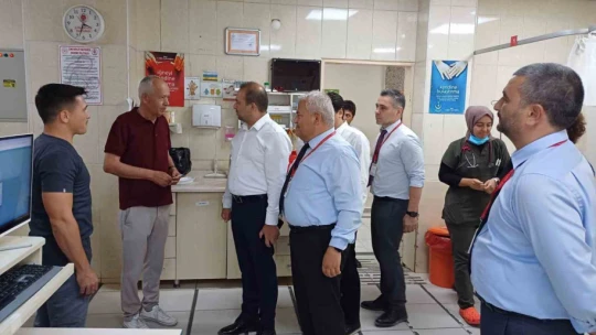 Çine Devlet Hastanesi'nde incelemelerde bulunuldu