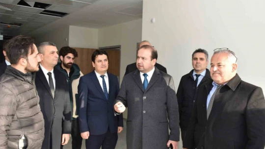 Çine Devlet Hastanesi'ndeki son çalışmalar yerinde incelendi