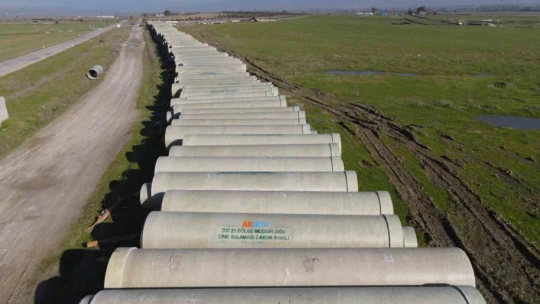 Çine Ovası modern sulama ile tanışacak