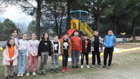 Çocuklar istedi, Başkan Çerçioğlu yaptı
