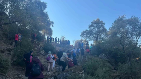 Cumhuriyet'in 101. yılında trekking etkinliğinde buluştular